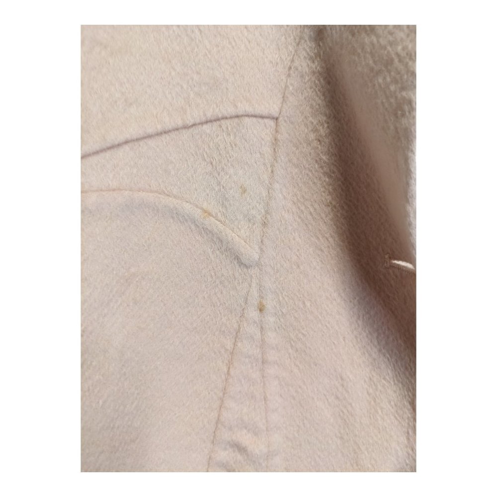 Chado Ralph Rucci Womens Blazer Button Down Coat 100% Cashmere Pink Size 6 - Picture 4 of 4